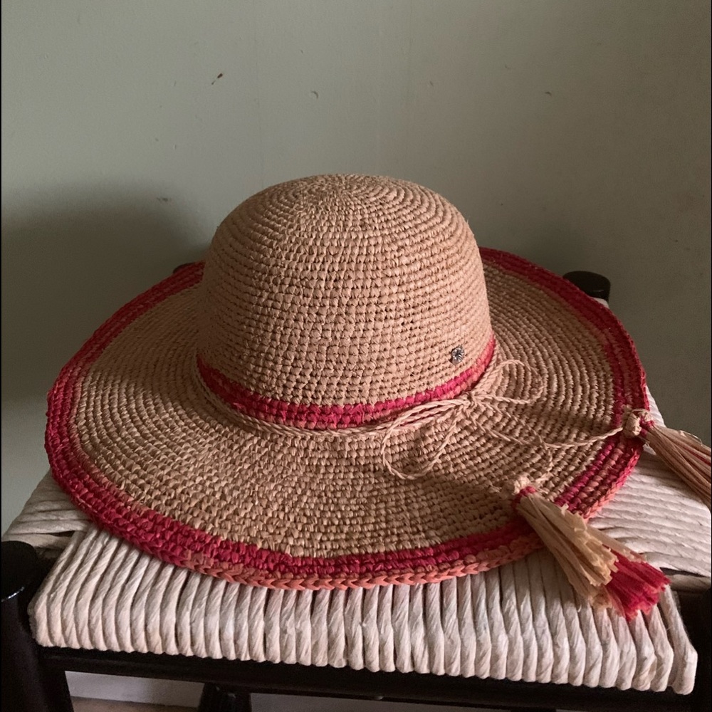 FLORA BELLA HAT / MAXINE-NATURAL/TANGELO BRAND NEW